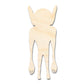 Unfinished Wood Kentucky Goblin Shape - Craft - up to 46"