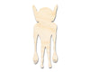 Unfinished Wood Kentucky Goblin Shape - Craft - up to 46"