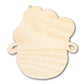Unfinished Wood Bushel of Apples Shape - Craft - up to 46"