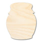 Unfinished Wood Country Jar Shape - Craft - up to 46"