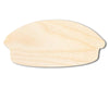 Unfinished Wood Pie Shape - Craft - up to 46"