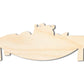 Unfinished Wood Feast Table Shape - Craft - up to 46"
