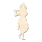 Unfinished Wood Krishna Shape - Craft - up to 46"