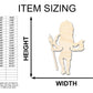 Unfinished Wood Kali Shape - Craft - up to 46"