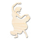 Unfinished Wood Flamenco Dancer Shape - Craft - up to 46"