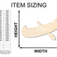 Unfinished Wood Canoe Shape | Native American | Craft Cutout | up to 46" DIY