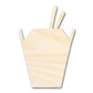 Unfinished Wood Asian Takeout Shape | Craft Cutout | up to 46" DIY
