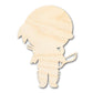 Unfinished Wood Native Boy Shape | Craft Cutout | up to 46" DIY