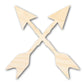 Unfinished Wood Crossed Arrows Shape | Craft Cutout | up to 46" DIY