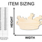 Unfinished Wood Corn Basket Shape | Craft Cutout | up to 46" DIY
