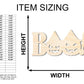 Unfinished Wood Pumpkin Boo Shape | Craft Cutout | up to 46" DIY