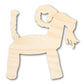 Unfinished Wood Yule Goat Shape | Craft Cutout | up to 46" DIY