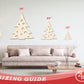 Unfinished Wood Christmas Tree Shape | Craft Cutout | up to 46" DIY