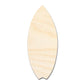 Unfinished Wood Fishtail Surfboard Shape | Ocean Craft Cutout | up to 46" DIY