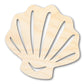 Unfinished Wood Sea Shell Shape | Ocean Beach Craft Cutout | up to 46" DIY