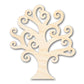Unfinished Wood Swirly Tree Shape - Craft - up to 46"