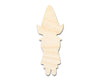 Unfinished Wood Santa Elf Shape - Craft - up to 46"