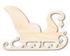Unfinished Wood Winter Sleigh Shape - Craft - up to 46"