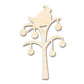 Unfinished Wood Partridge in a Pear Shape - Craft - up to 46"
