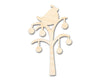Unfinished Wood Partridge in a Pear Shape - Craft - up to 46"