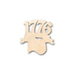 Unfinished Wood 1776 and Flag Shape - Craft - up to 46" DIY