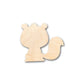 Unfinished Wood Baby Skunk Shape - Craft - up to 46" DIY