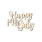 Unfinished Wood Bastille Day 14th of July Shape - Craft - up to 46" DIY