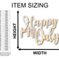 Unfinished Wood Bastille Day 14th of July Shape - Craft - up to 46" DIY