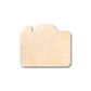 Unfinished Wood Camera Shape - Craft - up to 46" DIY