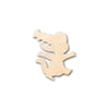 Unfinished Wood Cute Alligator Shape - Craft - up to 46" DIY