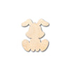 Unfinished Wood Cute Bunny Shape - Craft - up to 46" DIY