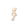Unfinished Wood Dancer Shape - Craft - up to 46" DIY
