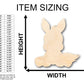 Unfinished Wood Cute Donkey Shape - Craft - up to 46" DIY