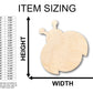 Unfinished Wood Cute Ladybug Shape - Craft - up to 46" DIY