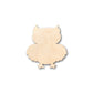 Unfinished Wood Cute Owl Shape - Craft - up to 46" DIY