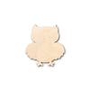 Unfinished Wood Cute Owl Shape - Craft - up to 46" DIY