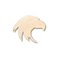 Unfinished Wood Eagle Head Patriotic Shape - Craft - up to 46" DIY