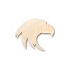 Unfinished Wood Eagle Head Patriotic Shape - Craft - up to 46" DIY