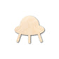 Unfinished Wood Flying Saucer Shape - Craft - up to 46" DIY