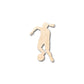 Unfinished Wood Girl Soccer Shape - Craft - up to 46" DIY