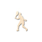 Unfinished Wood Girl Tennis Shape - Craft - up to 46" DIY