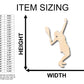 Unfinished Wood Girl Tennis Serve Shape - Craft - up to 46" DIY