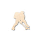 Unfinished Wood Hockey Player Shape - Craft - up to 46" DIY