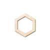 Unfinished Wood Hollow Hexagon Honeycomb Shape - Craft - up to 46" DIY