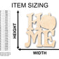 Unfinished Wood HOME Pumpkin Shape - Craft - up to 46" DIY