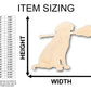 Unfinished Wood Lacrosse Dog Shape - Craft - up to 46" DIY