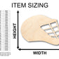 Unfinished Wood Lacrosse Helmet Shape - Craft - up to 46" DIY