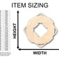 Unfinished Wood Lifesaver Shape - Craft - up to 46" DIY