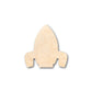Unfinished Wood Rocket Shape - Craft - up to 46" DIY