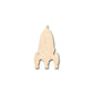 Unfinished Wood Rocket Shape - Craft - up to 46" DIY